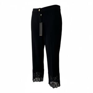 Kobe Halperin Arleen Pants Sz 2 Navy NWT Lace Detail